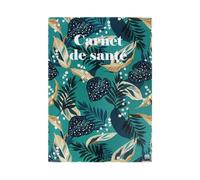 Protège Carnet de Santé Bébé Enfant Color Pop PVC (Fleurs bleues) | Rangement ordonnances, documents médicaux, divers imprimés, 22,4x16,5cm