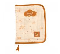 Sauthon Protège-carnet de santé Orsino – double gaze de coton – beige TU