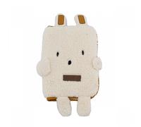 Domiva Protège carnet de santé BOUBOU Beige ivoire touches caramel