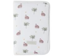 Protège Carnet De Santé En Mousseline Ecru Tropical TU