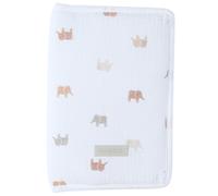 Noukie's - Protège Carnet de Santé Mix & Match - Coton - Motif Éléphants