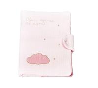 Protège carnet de sante bébé | Accessoire bébé | Collection Rose Lily Poudrée | Housse carnet de santé | Cadeau naissance | Sauthon