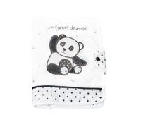 Protege carnet de santé en coton - chao chao blanc TU