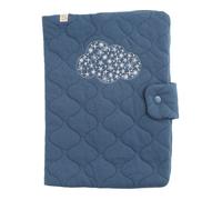 Sauthon Protège carnet de santé Petit Nuage en coton matelassé Bleu