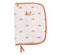 Protège carnet de santé en coton - sunlight blanc TU
