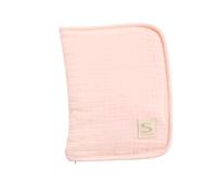 Sauthon Protège-carnet de santé Pétale – double gaze de coton – uni rose TU