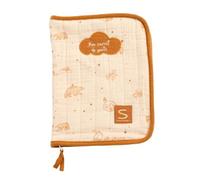 Sauthon Protège-carnet de santé Orsino – double gaze de coton – beige TU