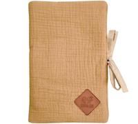 Protège carnet de santé en gaze de coton jeanne camel TU