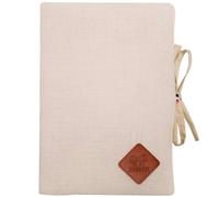 Protège carnet de santé en gaze de coton jeanne beige TU