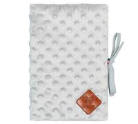 Protège carnet de santé en minky gris TU