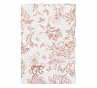 Protège carnet de santé en Toile de Jouy Rose