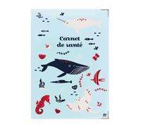 Protège carnet de santé ENFANT - PVC Baleine 22 x 16 cm - Protection documents médicaux - Fabriqué en France - Color Pop