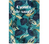 Protège carnet de santé ENFANT - PVC ""Fleurs Bleues"" 22 x 16 cm - Protection documents médicaux - Fabriqué en France - Color Pop