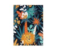 Protège carnet de santé ENFANT - PVC ""Lion"" 22 x 16 cm - Protection documents médicaux - Fabriqué en France - Color Pop