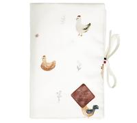 Protège carnet de santé gallina gallina, écru ? motif poules c TU