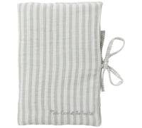 Protège-carnet De Santé Gaze De Coton Rayé Vert De Gris Vert De Gris, Blanc TU