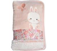 Protege carnet de santé Lapinou - Rose - 15 x 26 cm