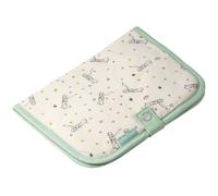 LE PETIT PRINCE - PROTEGE CARNET DE SANTE - COTON - VERT - 17 x 23,5 x 1,5.