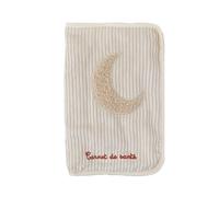 Protège carnet de santé lune beige, rouge TU