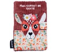 Protège carnet de santé Mélimélos la biche Les Déglingos Blanc, Rose G