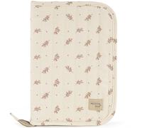 Walking Mum – Protège carnet de santé Mimosa – Zippé en coton, rangement organisé – Rose