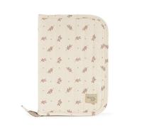 Protège carnet de santé Mimosa Rose - Beige/rose ou beige/vert