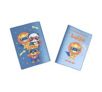 Protège carnet de santé personnalisé, idée cadeau personnalisable bébé, cadeau naissance original, Couverture Lion Super Héros - CL0009a (Nacré Pétrole)
