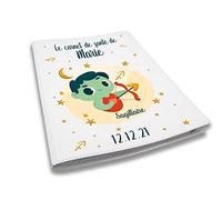 Protège carnet de santé personnalisé, idée cadeau personnalisable bébé, cadeau naissance original, Housse carnet de santé Signe Sagitaire - CL0019i