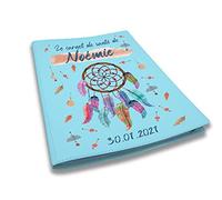 Protège carnet de santé personnalisé, idée cadeau personnalisable bébé, cadeau naissance original, Housse carnet de santé Bleu Ciel Attrape Rêve - CL0030a