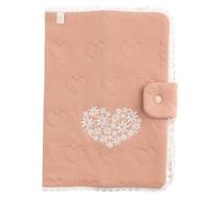 Sauthon Protège carnet de santé petit nuage rose - Coton matelassé TU