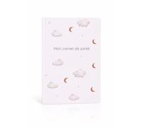 Protège carnet de santé | Pochette bébé fille ou garçon | Design mixte beige recto verso | Protection documents officiels | Marque française