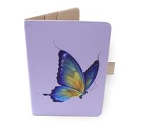 Protège Carnet De Santé Pour Bébé - Papillon - Format A5 15x21 cm - Rabats Pour Ranger Les Ordonnances