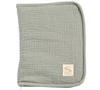 Sauthon Protège carnet de santé Sauge – double gaze de coton – uni pétale vert TU
