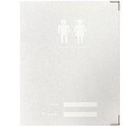 Protège carnet de santé scintillant blanc fabrication Française BLANC G