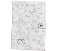 Protège carnet de santé Toile de Jouy gris