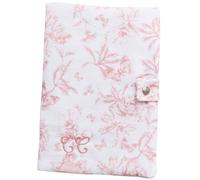 Protège carnet de santé Toile de Jouy rose