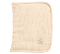 Sauthon Protège carnet de santé en double gaze de coton uni Pétale Beige TU