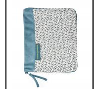 Doudou et Compagnie Protège-carnet de santé YOCA le Koala Bleu imprimé 22 cm 100% lange coton