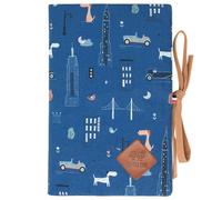 Protège Carnet De Santé New York New York, Bleu Jeans TU