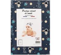 Protège carnet santé enfant personnalisable couleur motif astronaute Color Pop - France - 22 x 16 cm