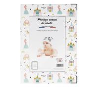 Protège carnet santé enfant personnalisable couleur motif princesse Color Pop - France - 22 x 16 cm