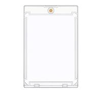 Protège-Carte Rigide - Holders Aimantés en Acryclique Transparent pour Cartes - Fournitures pour Organisation et Présentation de Collections Portables Porte-Clés