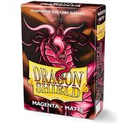 Protège-cartes - Dragon Shield - 60 Japanese Sleeves - Matte Magenta - Haute qualité - Soudure résistante