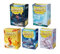 Protège-cartes Dragon Shield coloré pour jeux de société, PKM, Star Reals, 100 pièces par boîte, 256 pocommuniste, 66Xratios mm MATTE CRIMSON