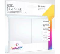 Protège-cartes - Gamegenic - Prime Sleeves - Dos opaque blanc - Format standard 66x91mm