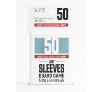 Gamegenic | Just Sleeves - Mini European (50 manches) | Accessoire de jeu de société