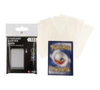 Konix Protège-cartes Standard Sleeves 67 x 92 mm - 100 pochettes - Compatible Lorcana, Magic The Gathering, Pokémon - Plastique - Transparent