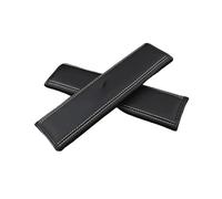 Protège-ceinture Coussin Pour Land Pour Rover Pour Defender Pour Discovery 1 2 Evoque Pour Range SV SVR Velar Pièces Ceinture Sécurité En Cuir Épaulettes(Black White)