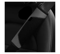 Protège-ceinture Couverture De Sangle D'épaule Ceinture Sécurité Voiture Tissu En Maille Tridimensionnelle Cuir Respirant D'assurance Automobile ceinture doux(Gray)