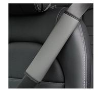 Protège-ceinture Housse D'épaule De Ceinture Sécurité Voiture En Cuir PU Gaufré 1 Pièce Décompression ceinture doux(1)